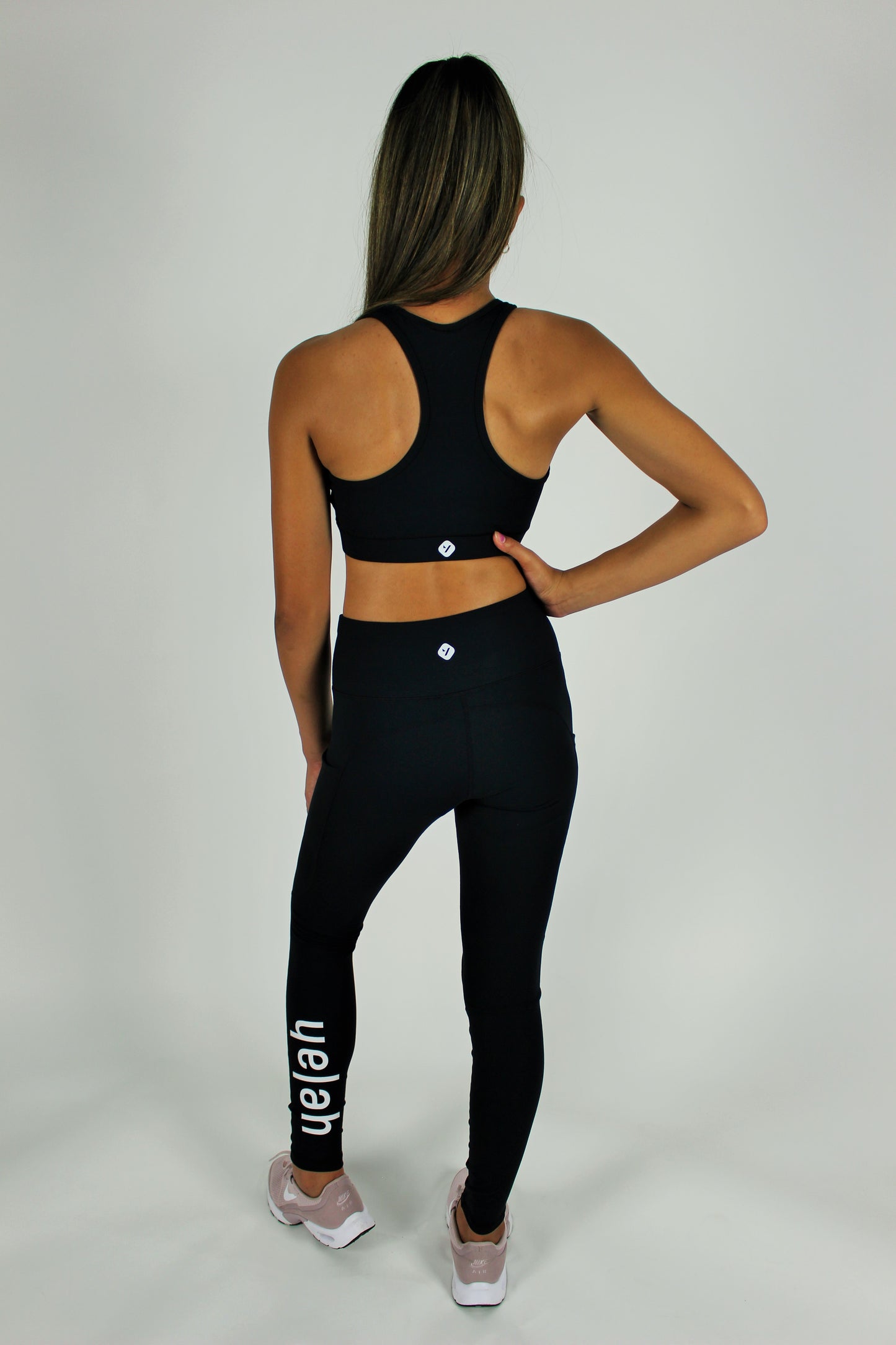 B&W Full Length Leggings Black