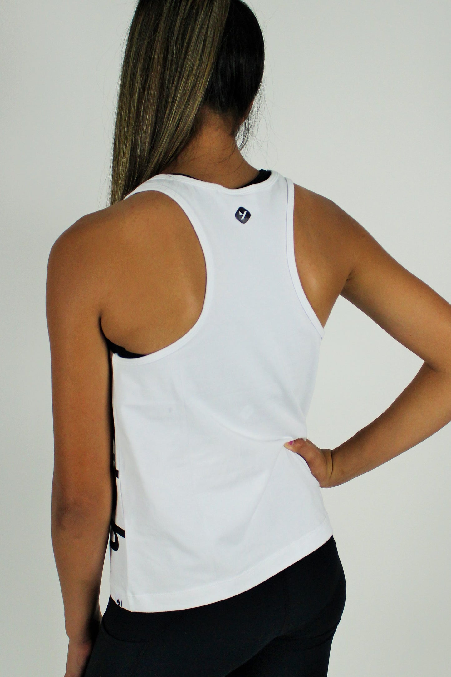 B&W Tank Top White