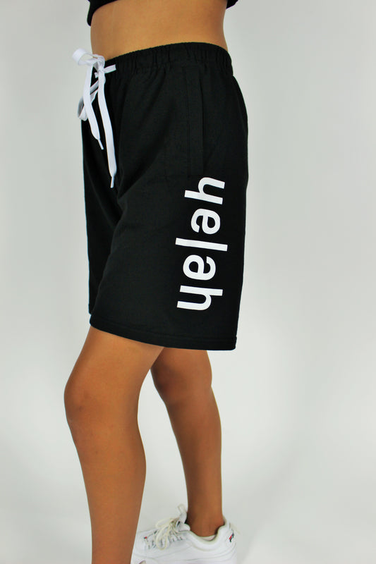 B&W Track Shorts Black