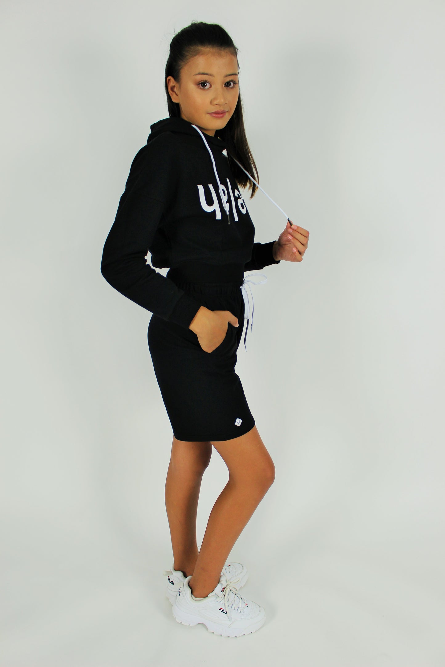 B&W Track Shorts Black