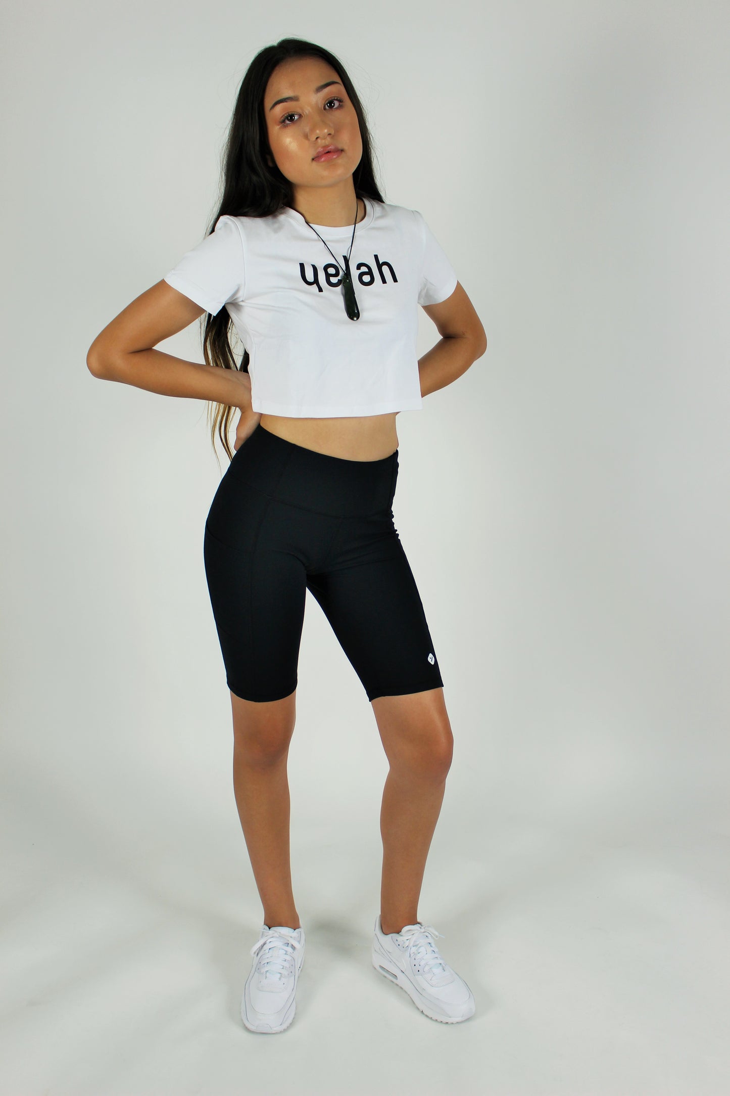 B&W Bike Shorts Black