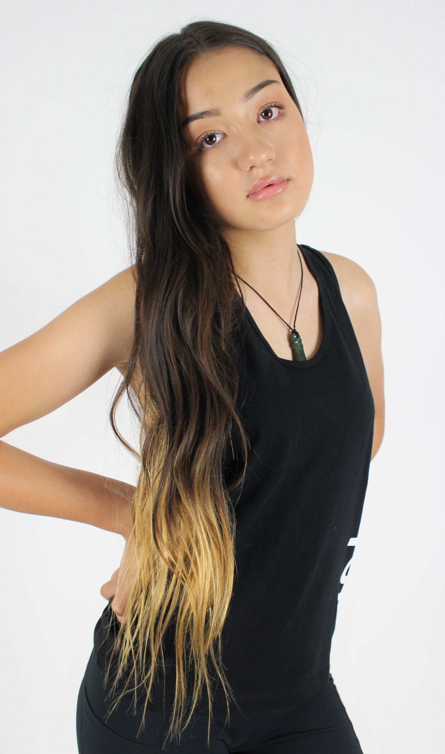 B&W Tank Top Black