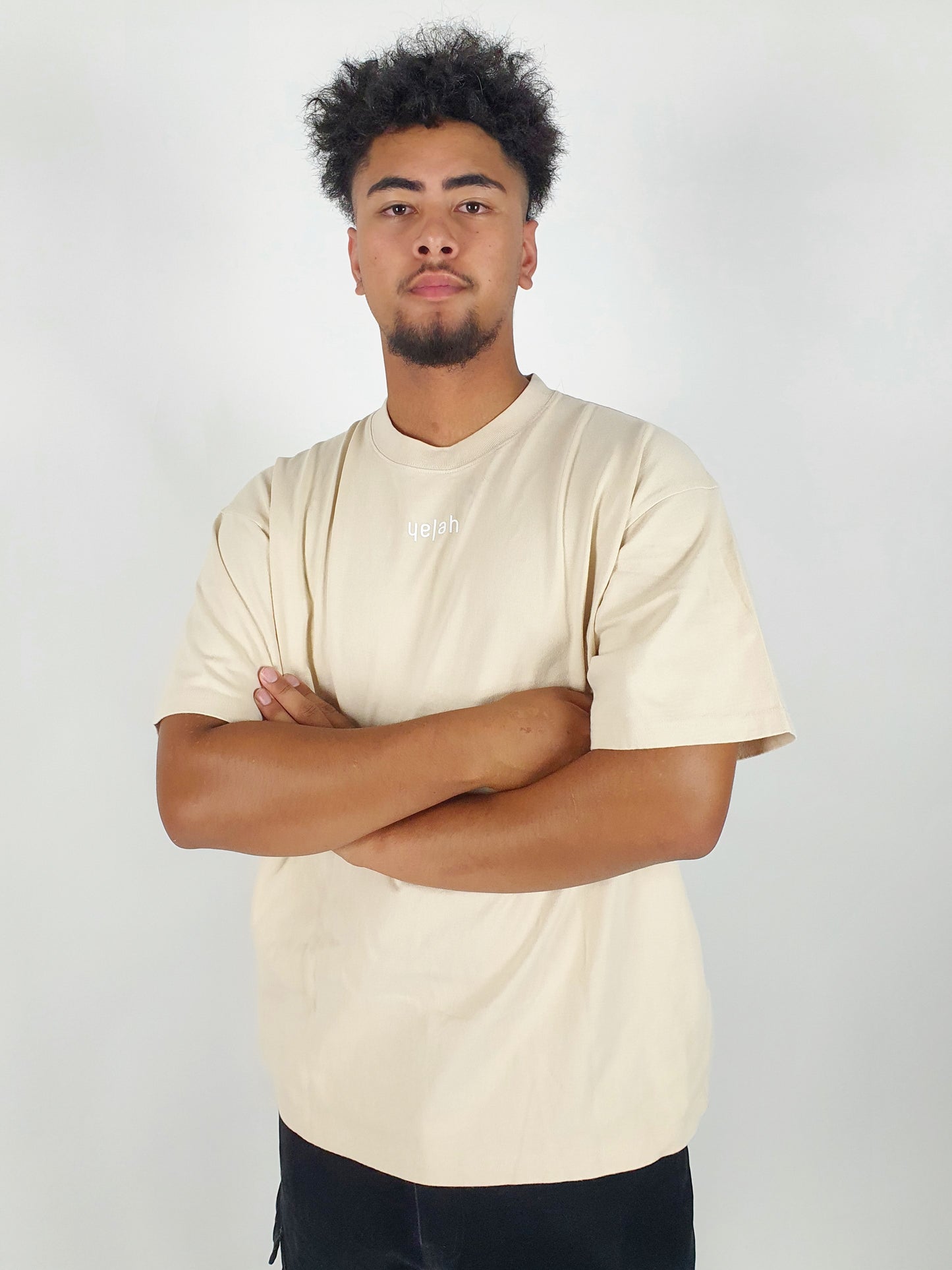 Oversized T-Shirt - Beige