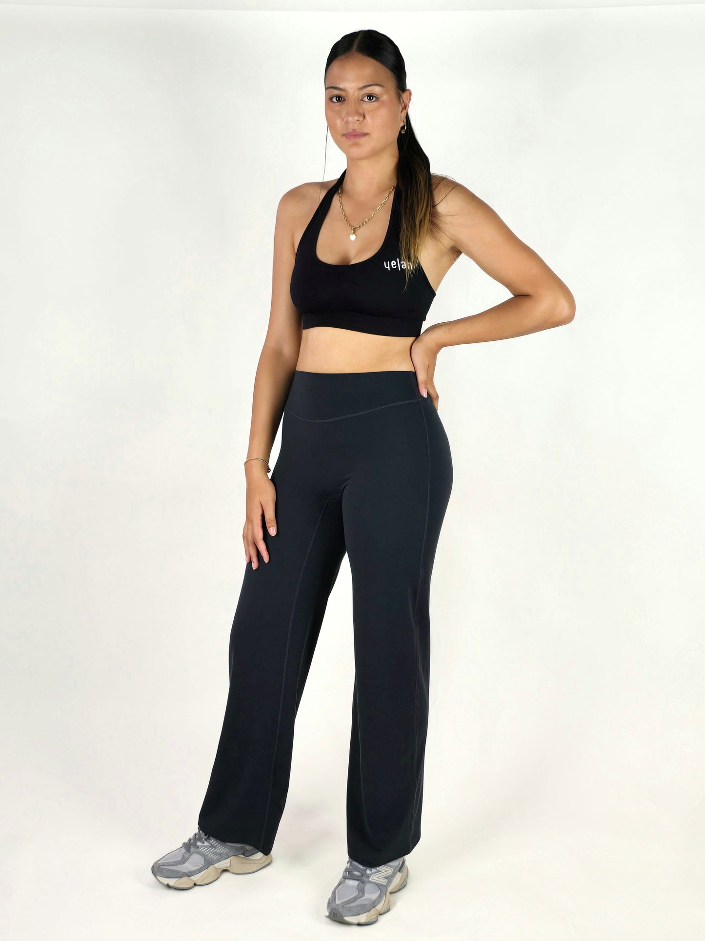 Straight Leg Leggings in Blue Steel