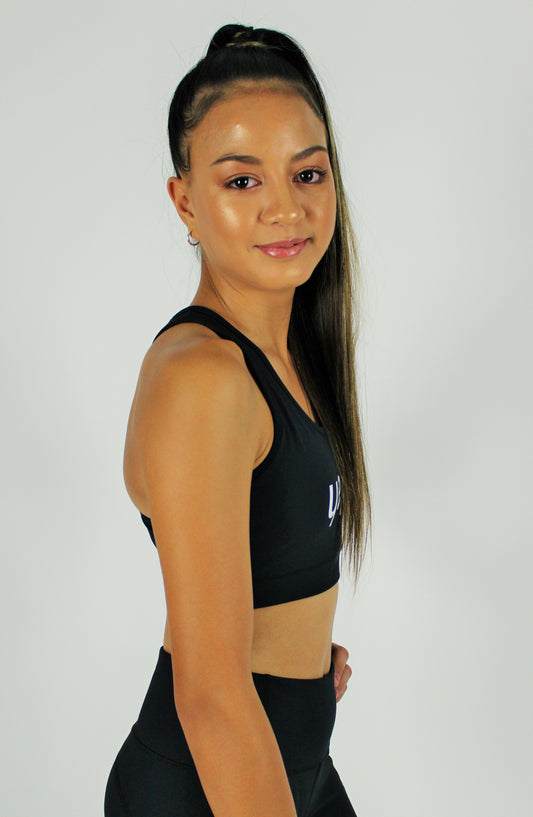 B&W Sports Bra Black